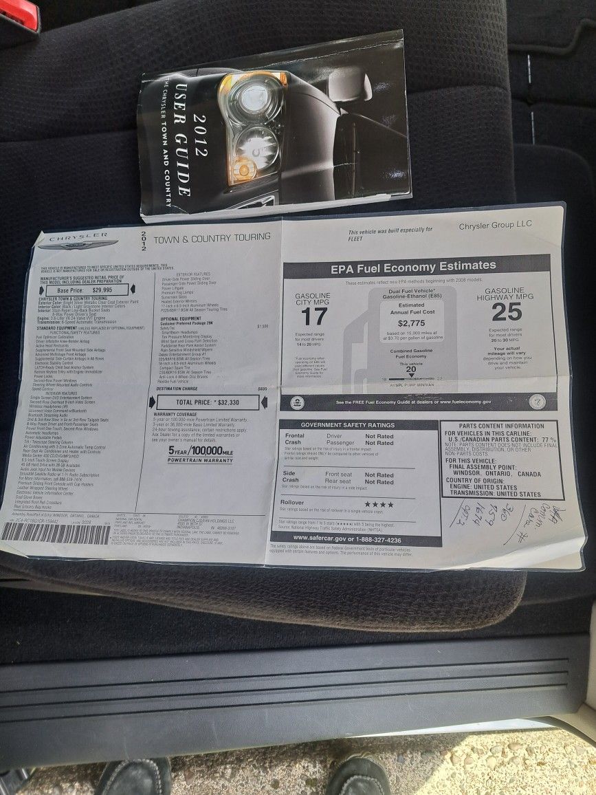 2012 Chrysler Town & Country