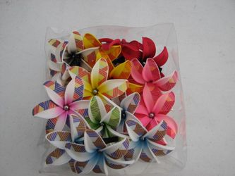 NEW Hawaiian Plumeria/Frangipani Tropical Foam Hair Clip Party Beach Luau