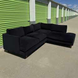 Black L Shaped Sectional