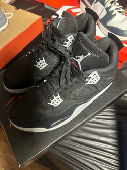Jordan 4 Retro SE Black Canvas 9.5