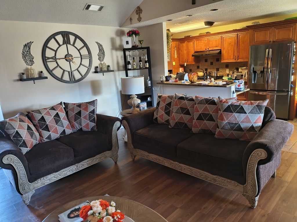 Sofa and Loveseat 