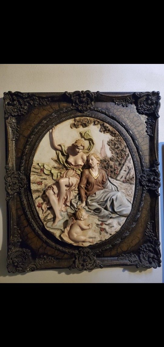 2 BEAUTIFUL RARE VINTAGE 3D ARTWORK $250 EACH