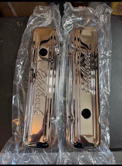 Mallory Chrome Valve Covers – Pontiac 326–455 V8 – #4456