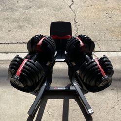 NEW Bowflex Weights, Stand, & Bench -  Just $645!  Retails for $828 + Tax.