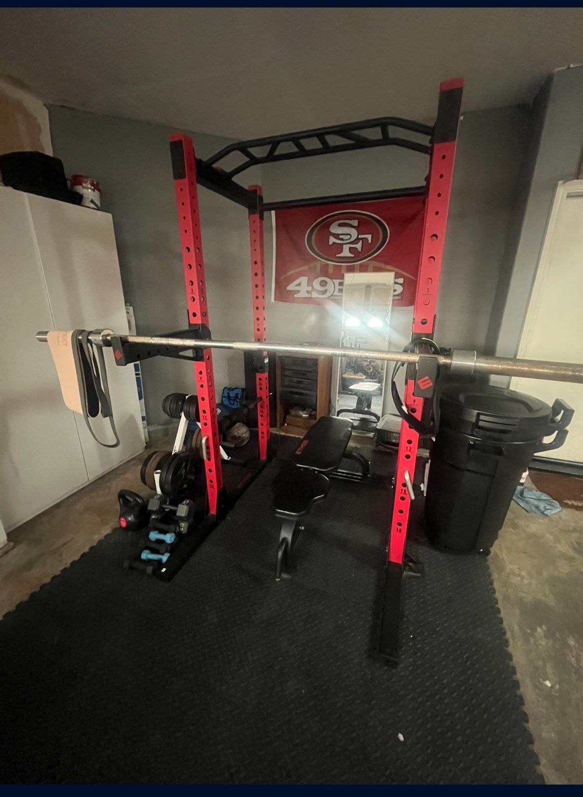 Weights Bench Rack