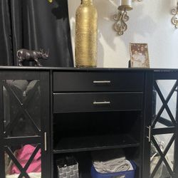 Black Dresser Or Tv Stand 