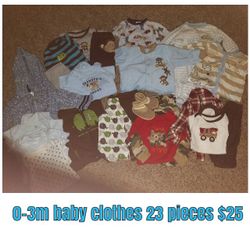 0-3 month baby boys clothes