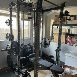 Rep Fitness PR-5000 With Ares Attachment Rack