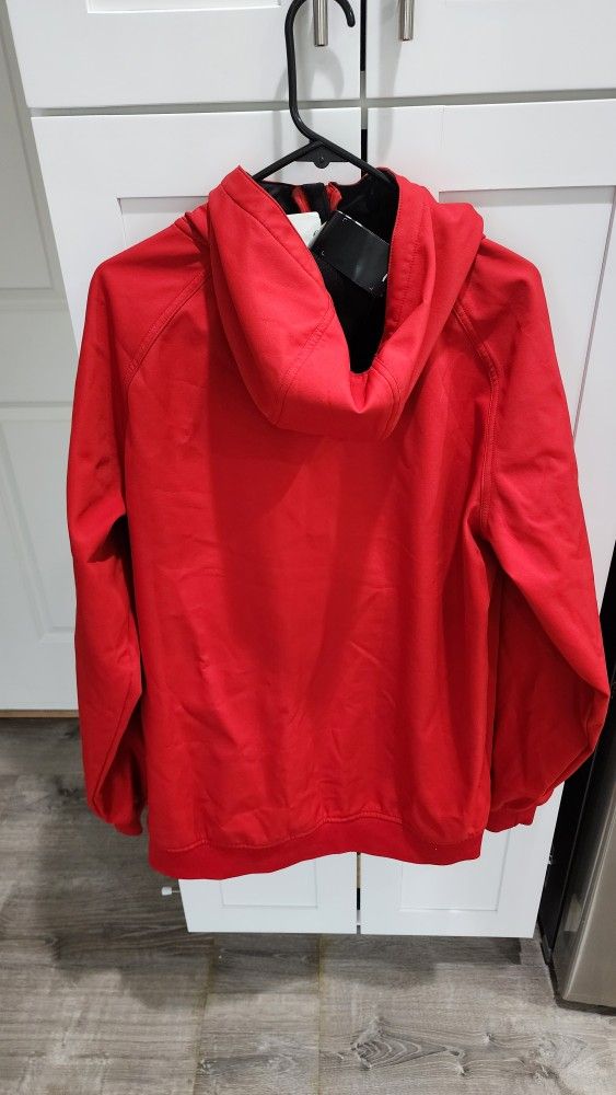 Adidas greeley softshell jacket red hotsell