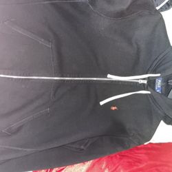 Black Polo Zip-Up