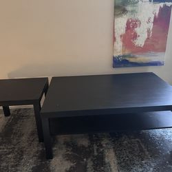 IKEA Espresso (Dark Brown) Cocktail Table Set