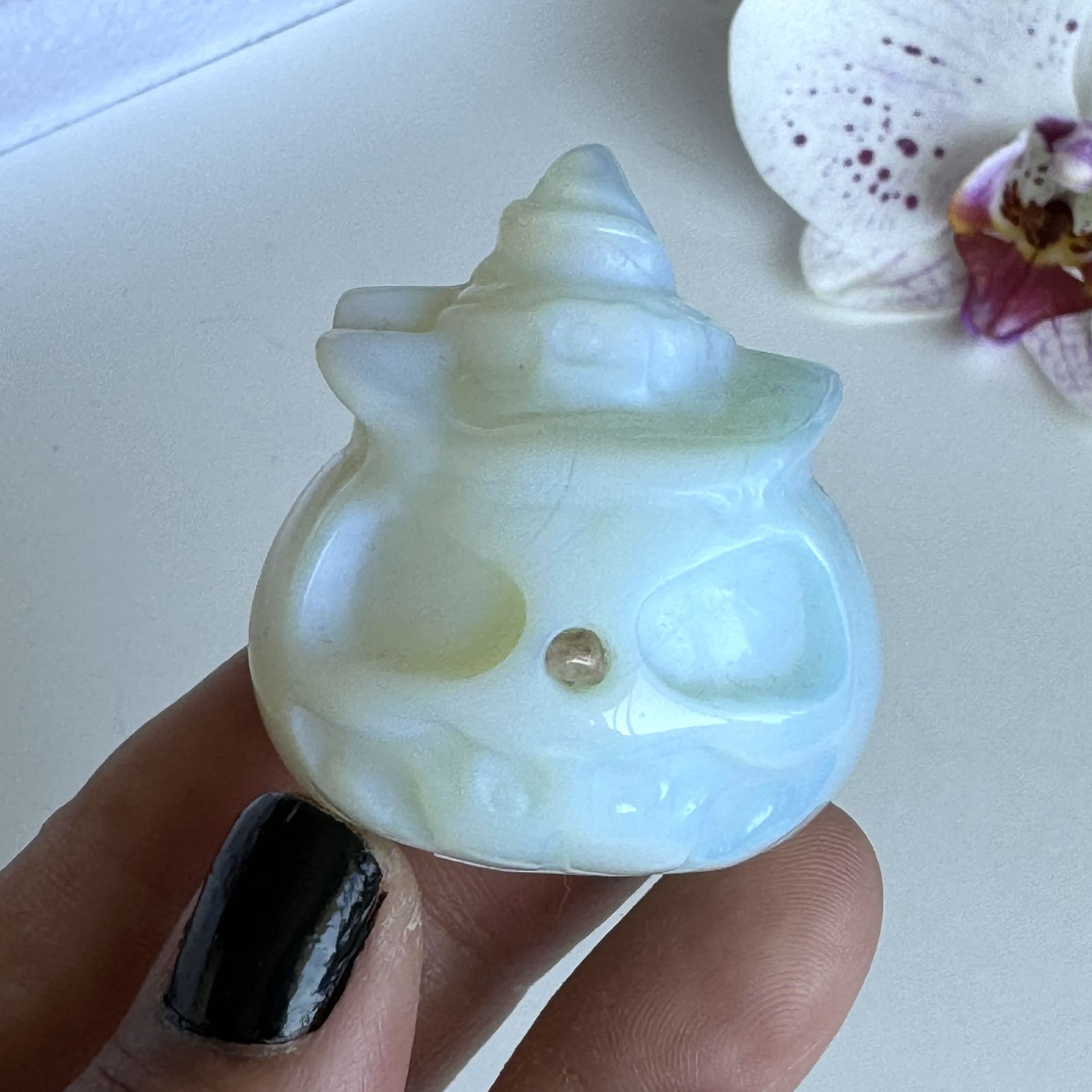 Opalite pumkin - Halloween 