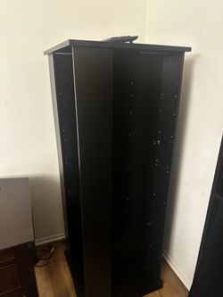 Media Storage Tower — Holds ~1,000 CDs, Adjustable Shelves