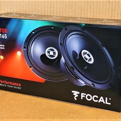 🚨 No Credit Needed 🚨 Focal RCX 165 Car Speakers 6 1/2" 2-Way Coaxial Speaker System 120 Watts 🚨 Payment Options Available 🚨 