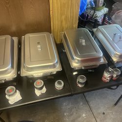 4 Buffet Chafing Trays for Sale – Complete Set