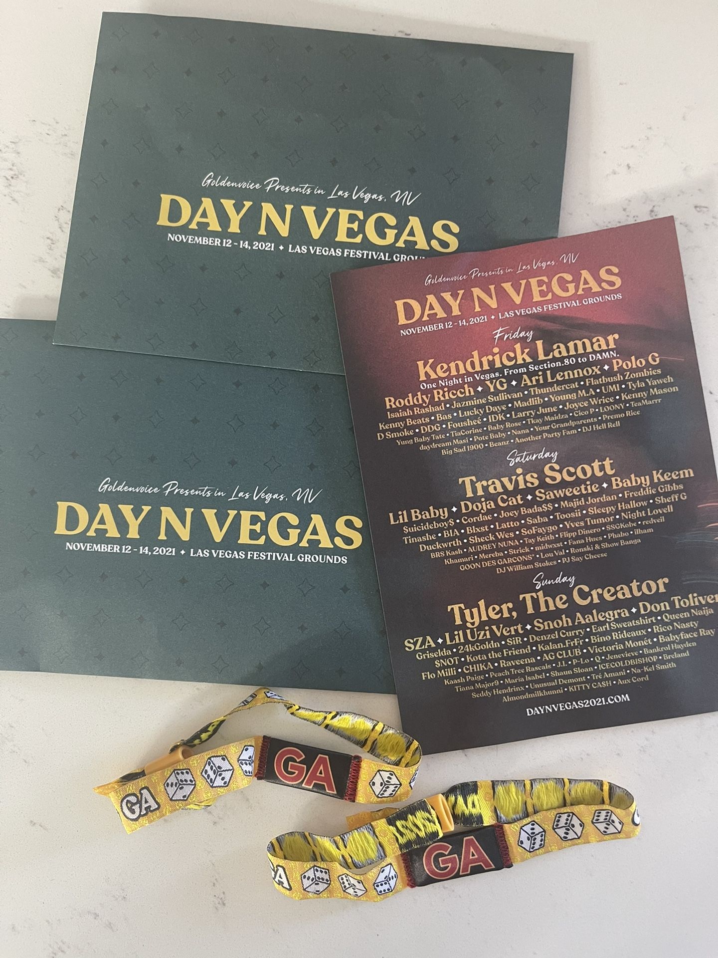 2 GA Day N Vegas Tickets