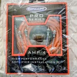  Concept Pro Series 4 Gauge Amp Kit Brand New In The Box 
