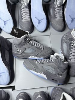 Jordan 5 Wolf Grey All Sizes Available 