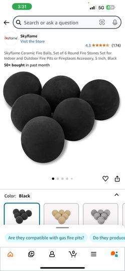 6 Round Fire Stones
