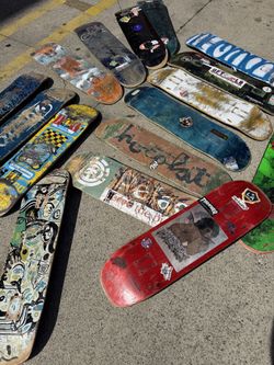 Skateboard decks and complete