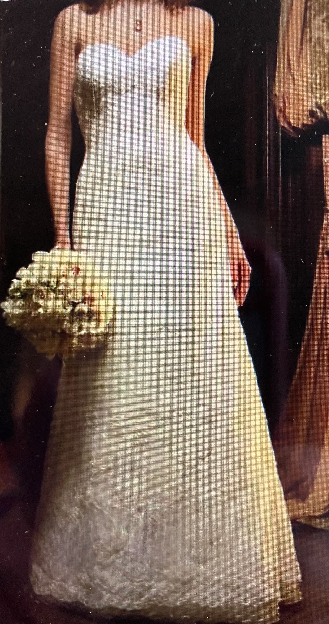 Casablanca Ivory Size 8 Wedding Dress 👰 