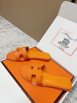 Women's H-style summer slides (with box)