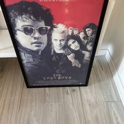 Framed Lost Boys Poster 