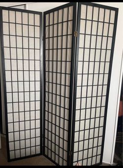 3-Panel Shoji Room Divider, partition
