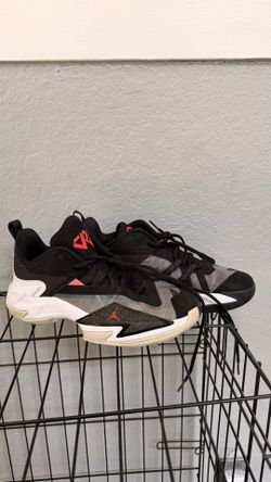 Jordan one take 3 black white bright crimson
