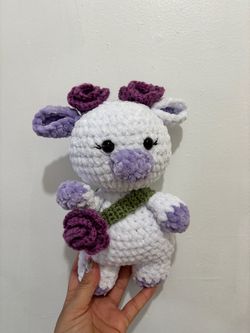 Handmade Crochet Cow Amigurumi Plush