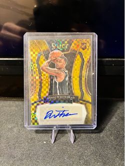 Dariq Whiteside Select Rookie Gold Auto /10