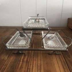 Antique 3 Tier Platter