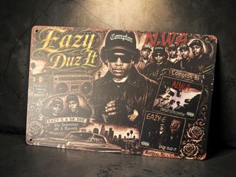 Eazy E Metal Sign
