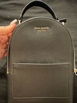 Beautiful Authentic Black Kate Spade Mini Backpack That converts to Crossbody Too