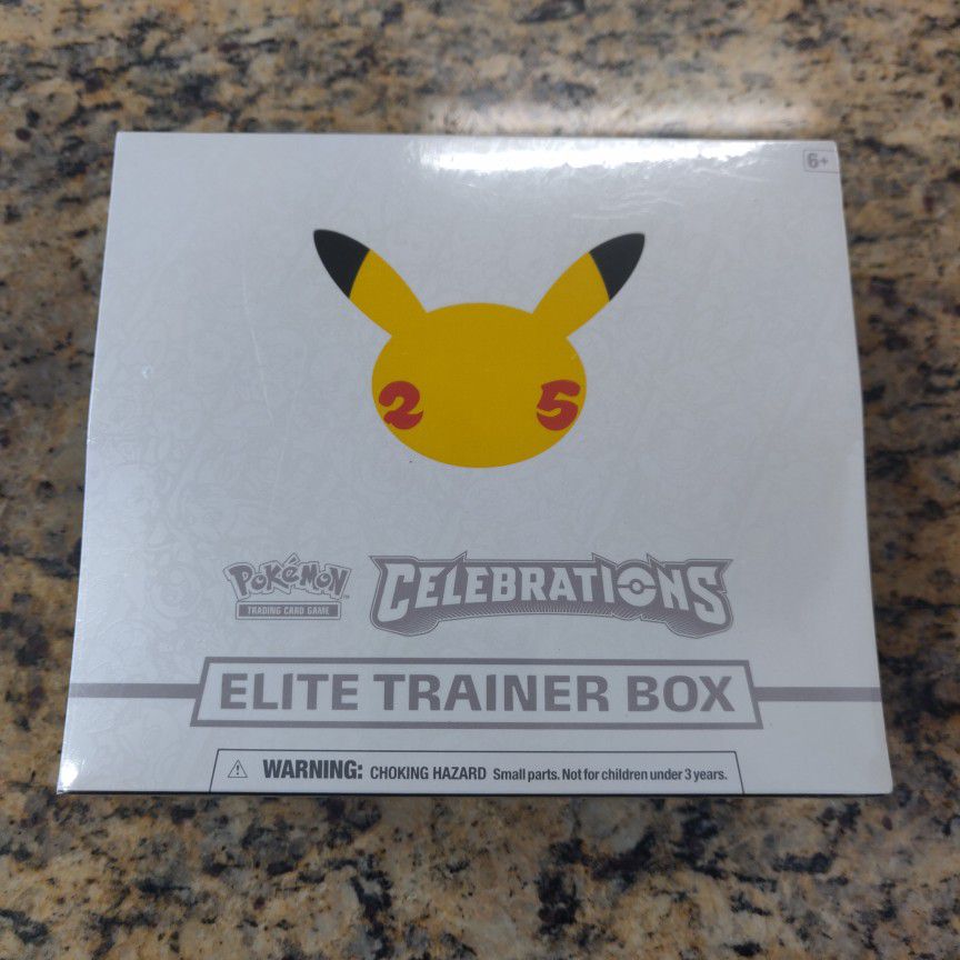 Pokemon Cards Celebrations Elite Trainer Box 