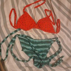 Womens Wattermelon Bikini Two Piece