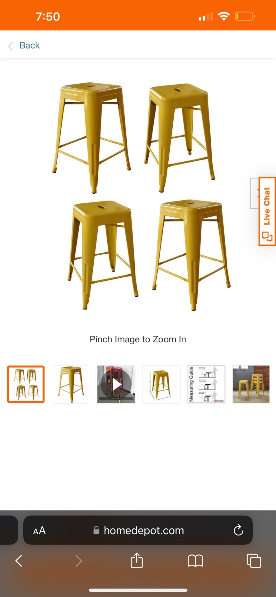 Yellow Stools