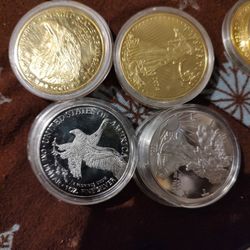 .999 1 Ounce Gold Eagles 2024