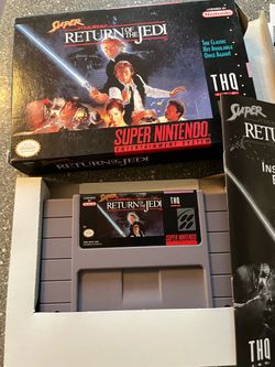 Super Star Wars Return of the Jedi SNES CIB