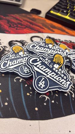 Dodgers World Series Champions Keychain