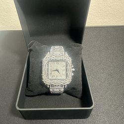 BRAND NEW! Silver 2025 Mens ICED OUT MOISSANITE