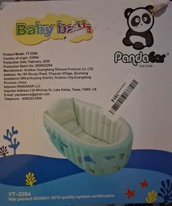 Brand New in Box: PandaEar Inflatable Baby Bath Tub