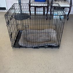 Animal dog metal folding cage