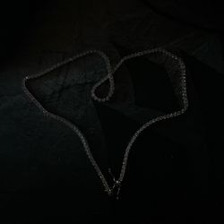 20 Inch Moissanite Necklace 925 MM