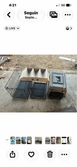 3 cages like new