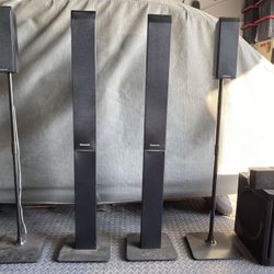 Panasonic 6 piece home theater speaker system