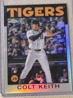 2024 Topps Chrome COLT KEITH 22/99 Rookie Lids Mitchell & Ness