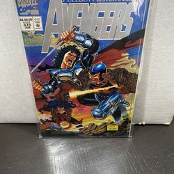 AVENGERS # 375 SILVER LOGO NEWSSTAND COPY MARVEL COMICS 1994 VF+