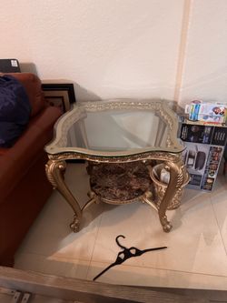 ✨ EL DORADO COFFEE TABLE + END TABLE — FAST SALE! ✨