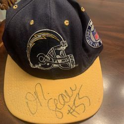 Vintage Junior Seau Autographed Baseball Cap